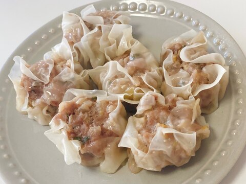 白菜消費!フライパンで簡単焼売♬